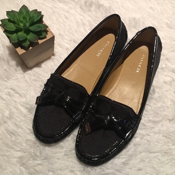 Coach Shoes - Coach black Frida loafers
